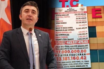 Edirne Keşan'da CHP'den AK Parti'ye borç listeli yanıt